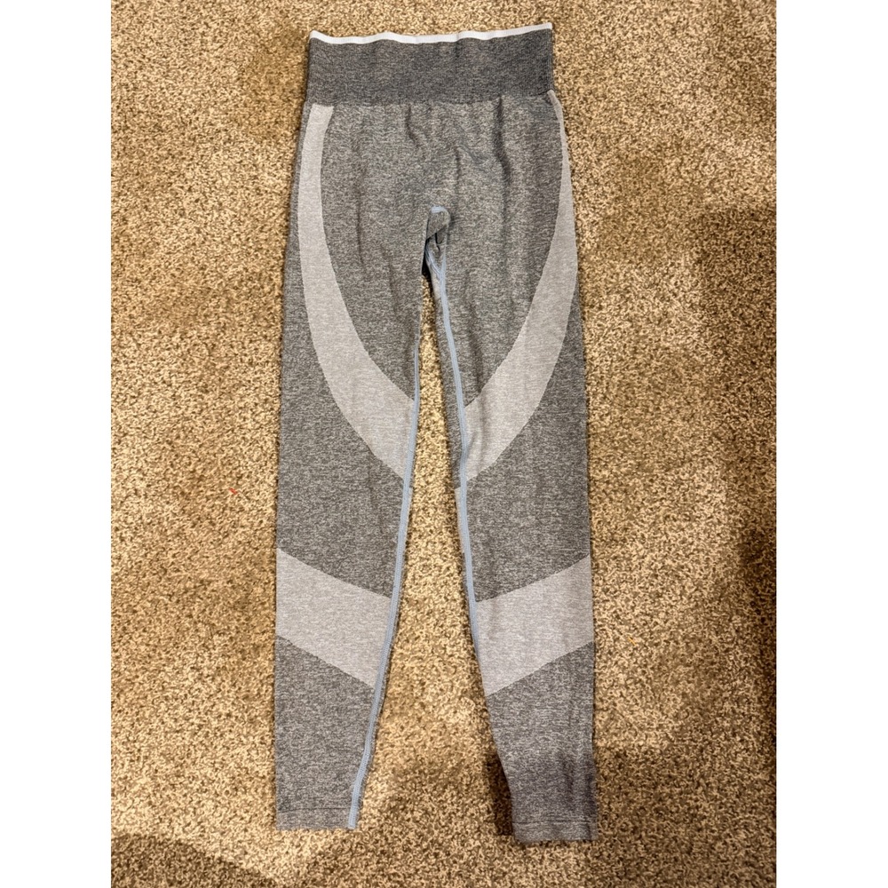 Victorias Secret PINK Seamless Leggings Grey Marl High Waist Activewear XS